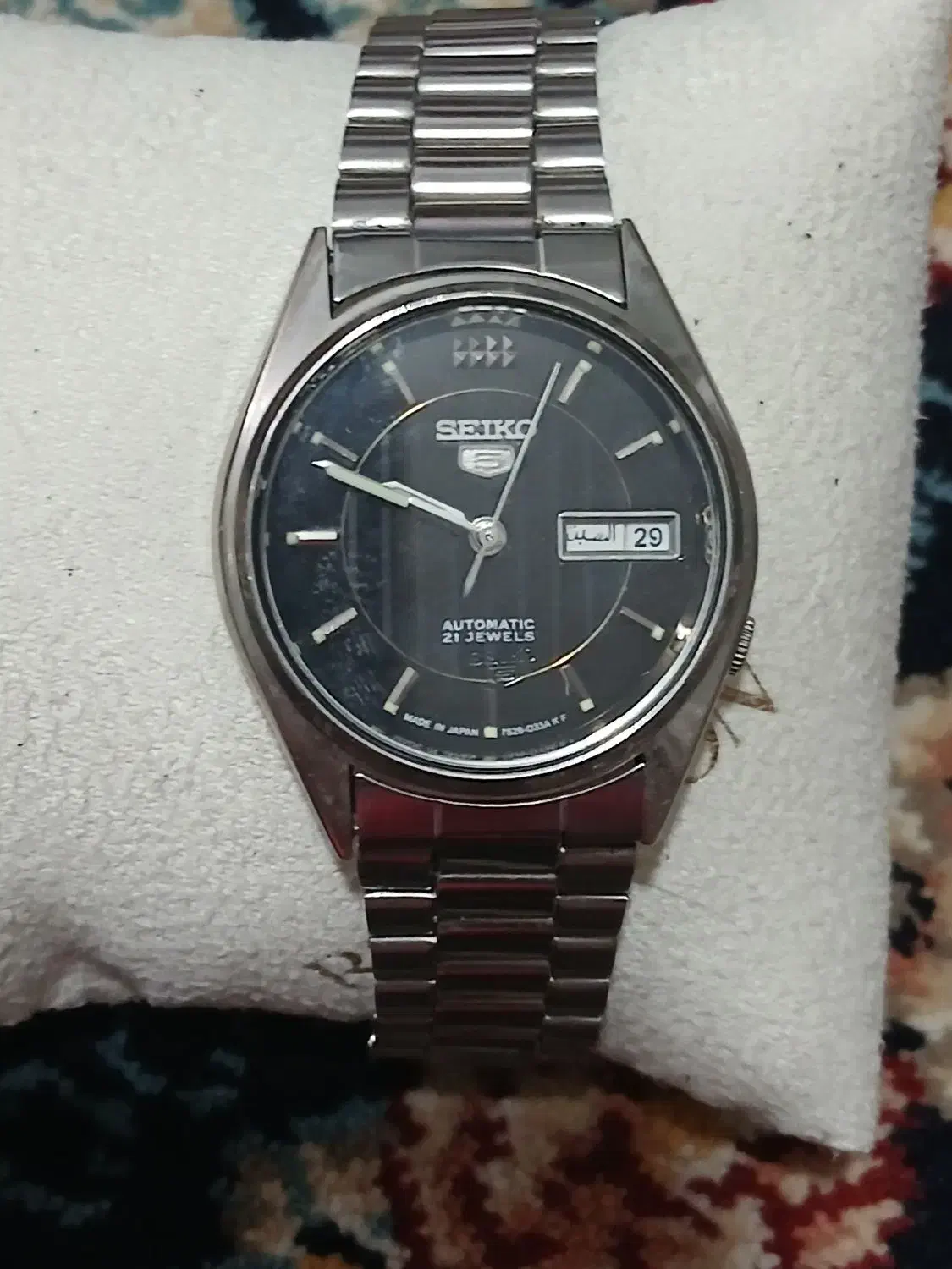 ساعت سیکو۵ قدیمی نو|ساعت|کاشان, شهید زجاجی|دیوار