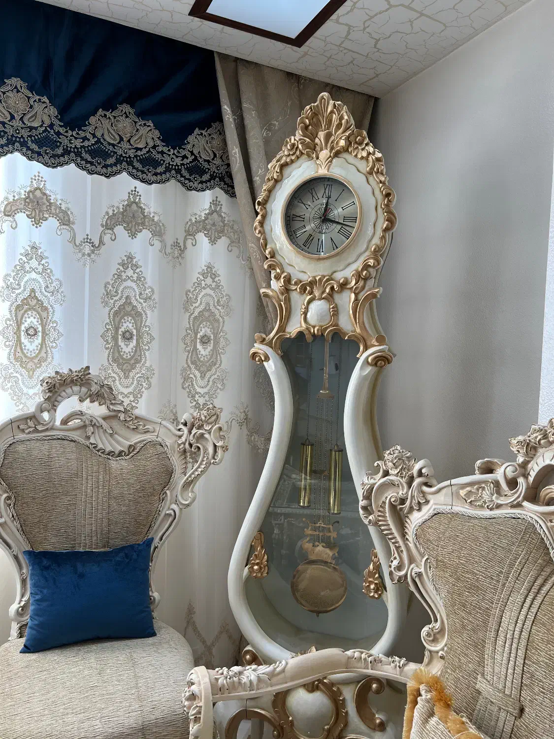 ساعت ایستاده چوبی شیک و مجلسی|ساعت دیواری و تزئینی|شاهینشهر, پاسداران|دیوار