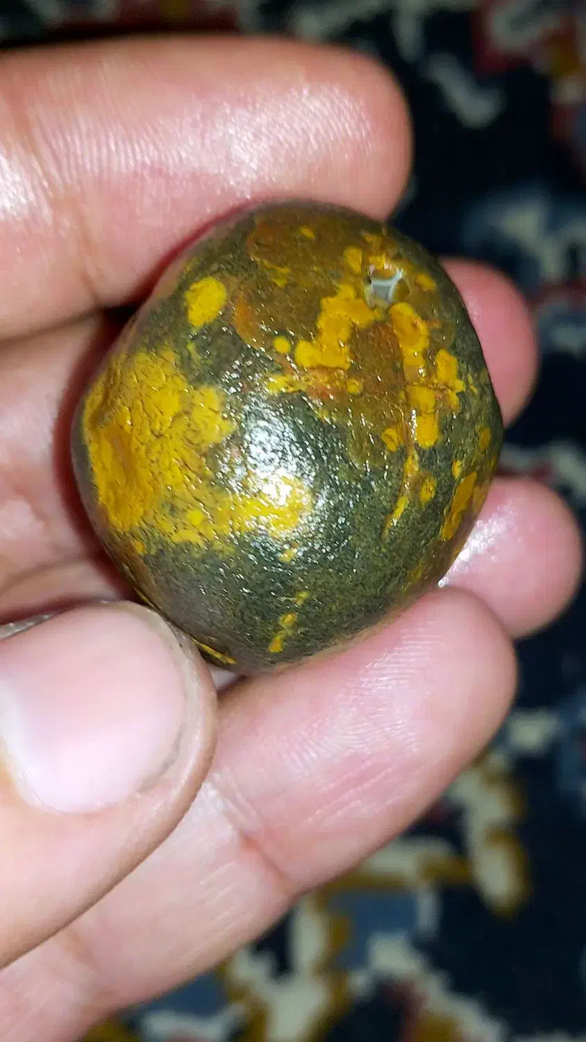 مهره سلطانی مشکی چشم زرد اتیشی ملاگط کهنه|جواهرات|اهواز, اسلام آباد غربی|دیوار