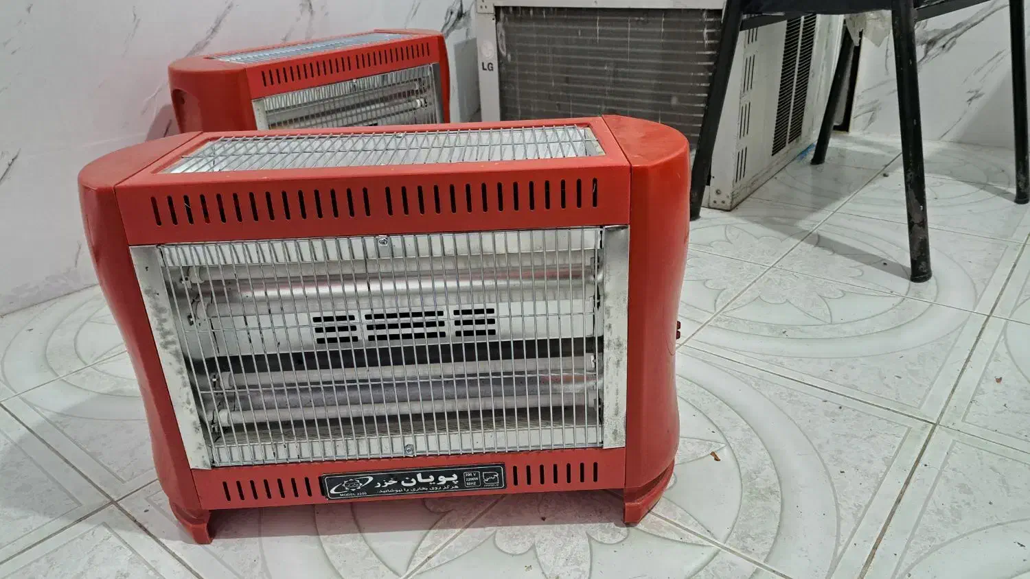 ۲ عددبخاریبرقی ۵ شعله پویان خزر|بخاری، هیتر، شومینه|نوشهر, |دیوار