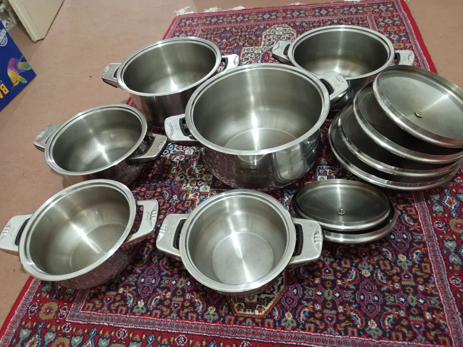 قابلمه استیل مارک فنسی اصل ایتالیا|ظروف پخت‌وپز|سنندج, |دیوار