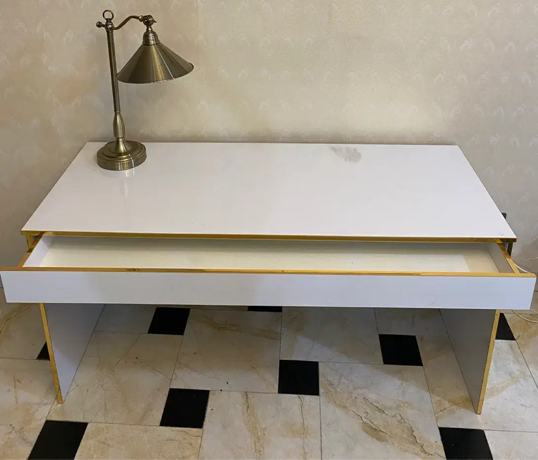 میز MDF سفید|میز تحریر و کامپیوتر|نوشهر, |دیوار