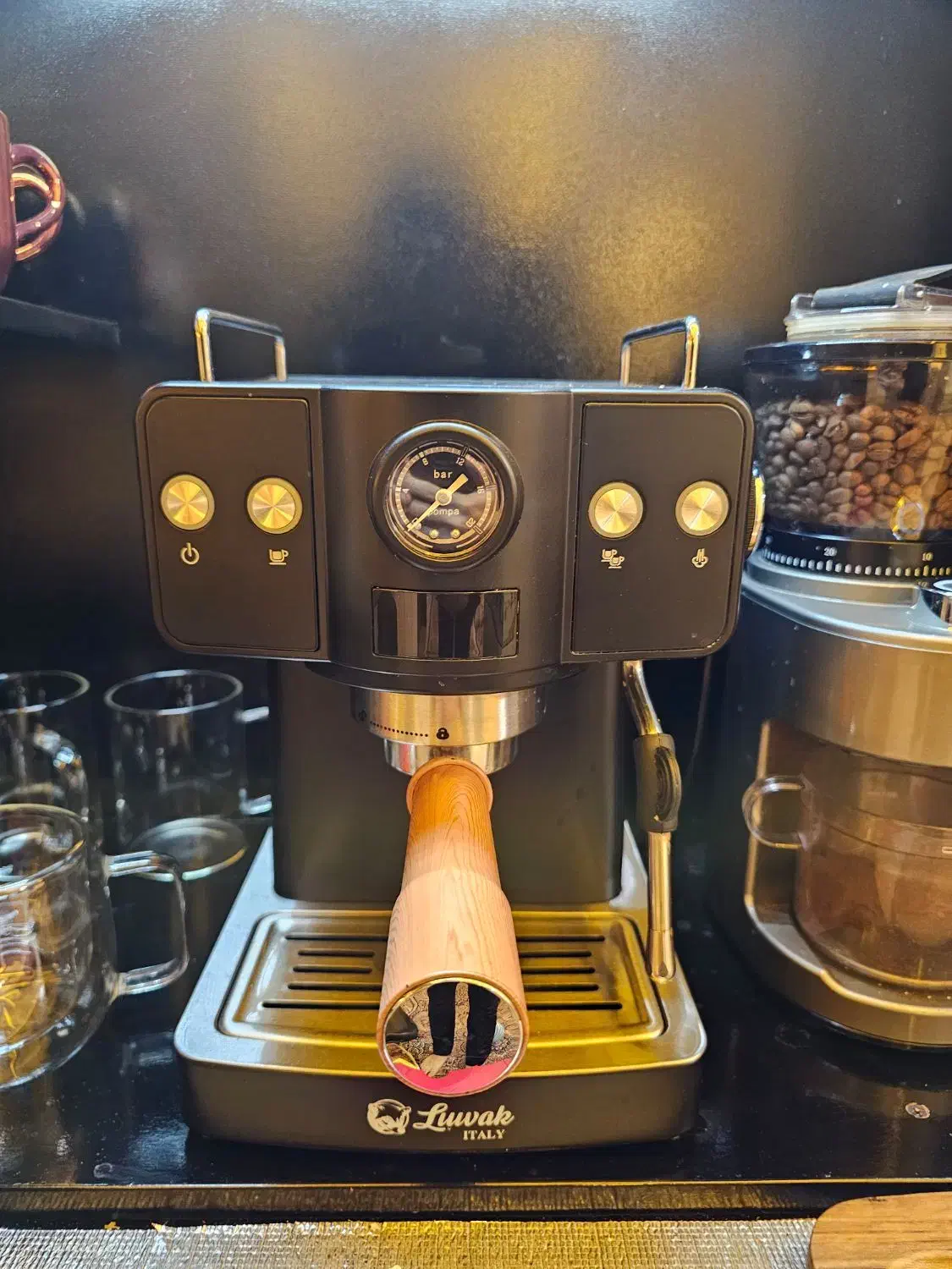 اسپرسو ساز نیمه صنعتی Luwak|سماور، چایساز، قهوهساز|نوکنده, |دیوار