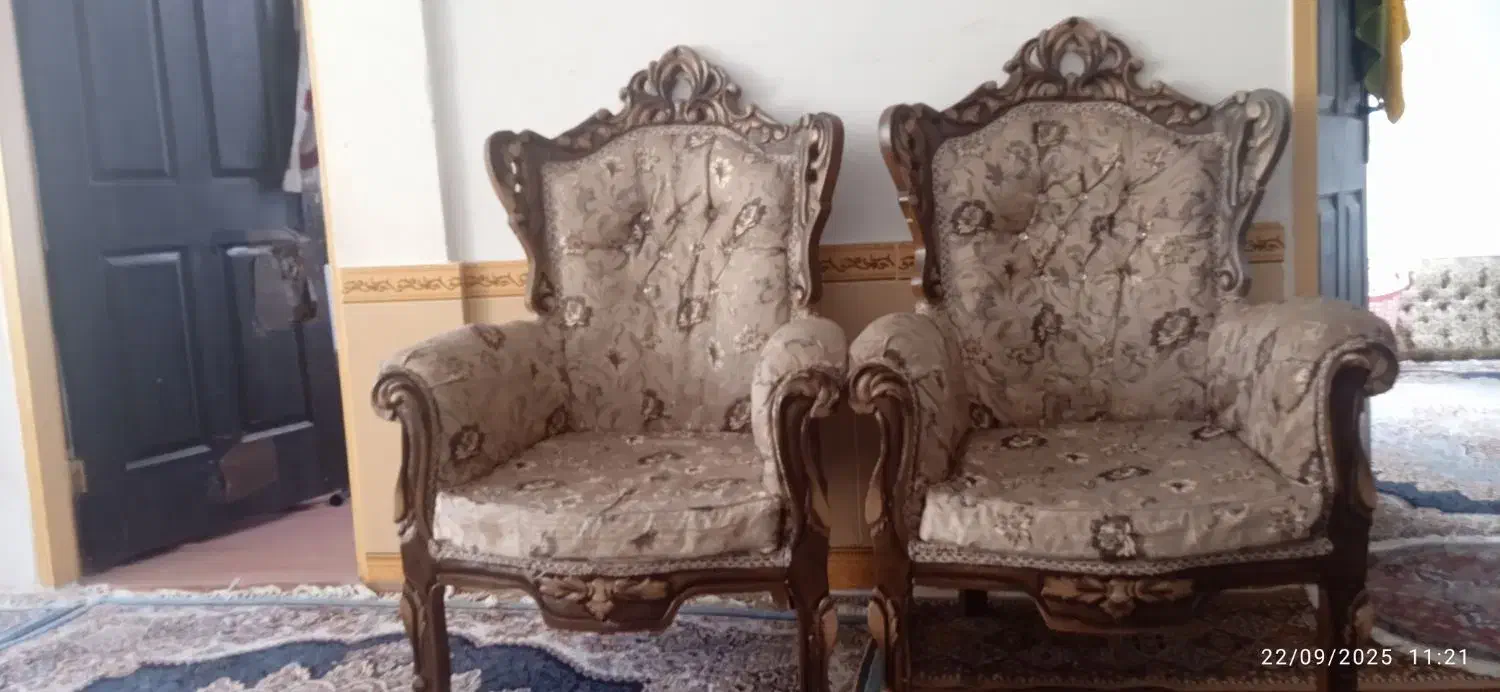 مبل سلطنتی|مبلمان خانگی و میز عسلی|سنندج, |دیوار