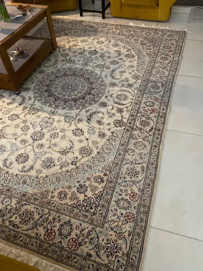 فرش دست بافت|فرش|اصفهان, باغ زرشک|دیوار