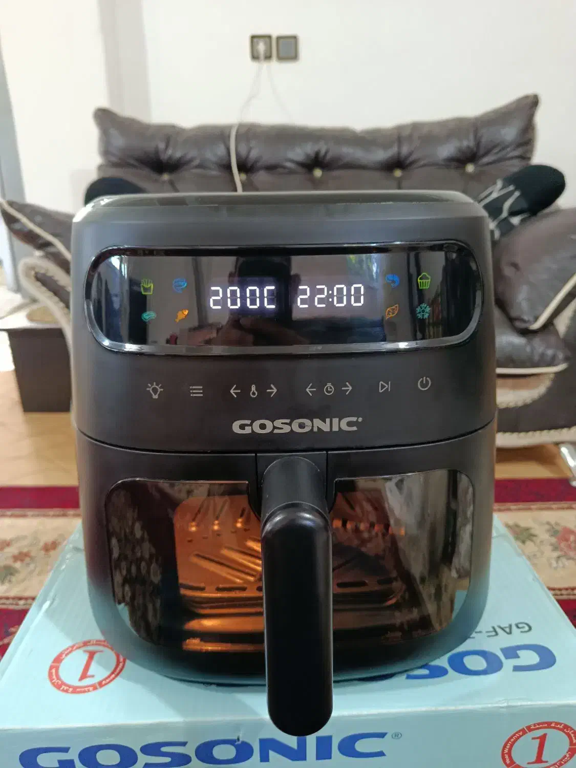 سرخ کن بدون روغن 8 لیتر گوسونیک اصل|اجاق گاز و لوازم برقی پخت‌وپز|لاهیجان, امیرشهید|دیوار