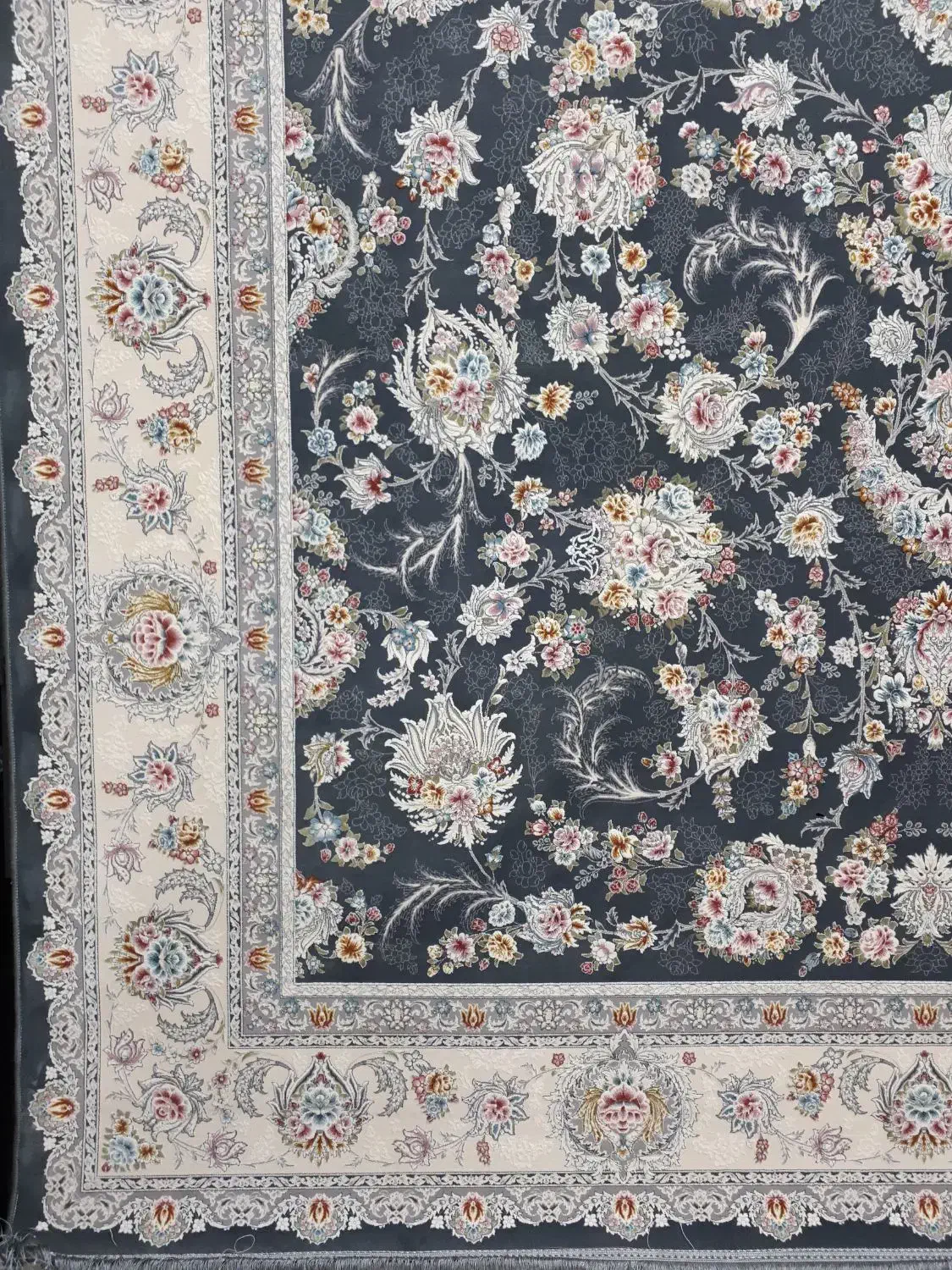 ۹ متری ۱۲۰۰ شانه گل افشان دودی|فرش|تهران, شمیران‌نو|دیوار