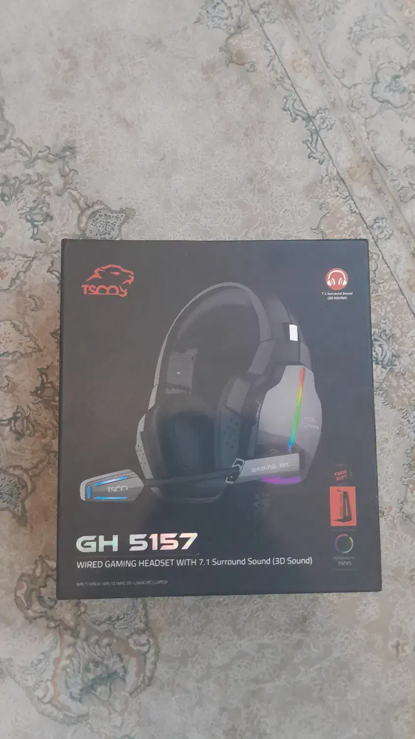 هدفون تسکو سالم همراه جعبه و پایه|قطعات و لوازم جانبی رایانه|تهران, شمسآباد|دیوار