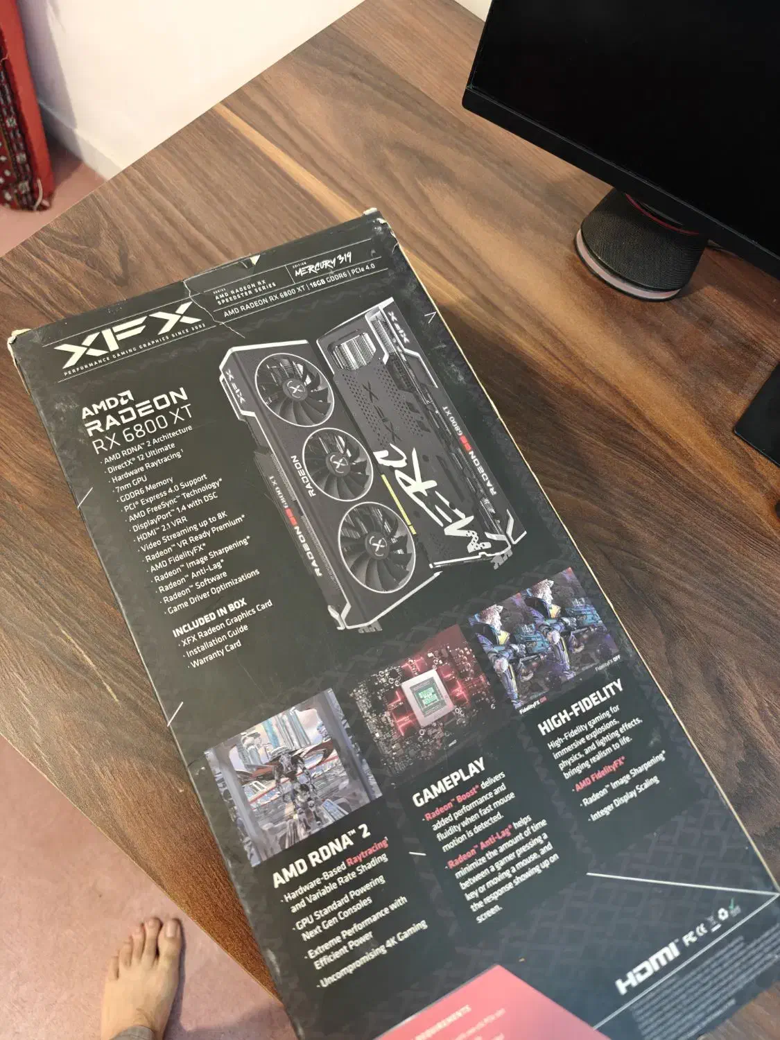 فروش کارت گرافیک RX6800 XT مدل XFX Merc|قطعات و لوازم جانبی رایانه|تهران, فردوس|دیوار