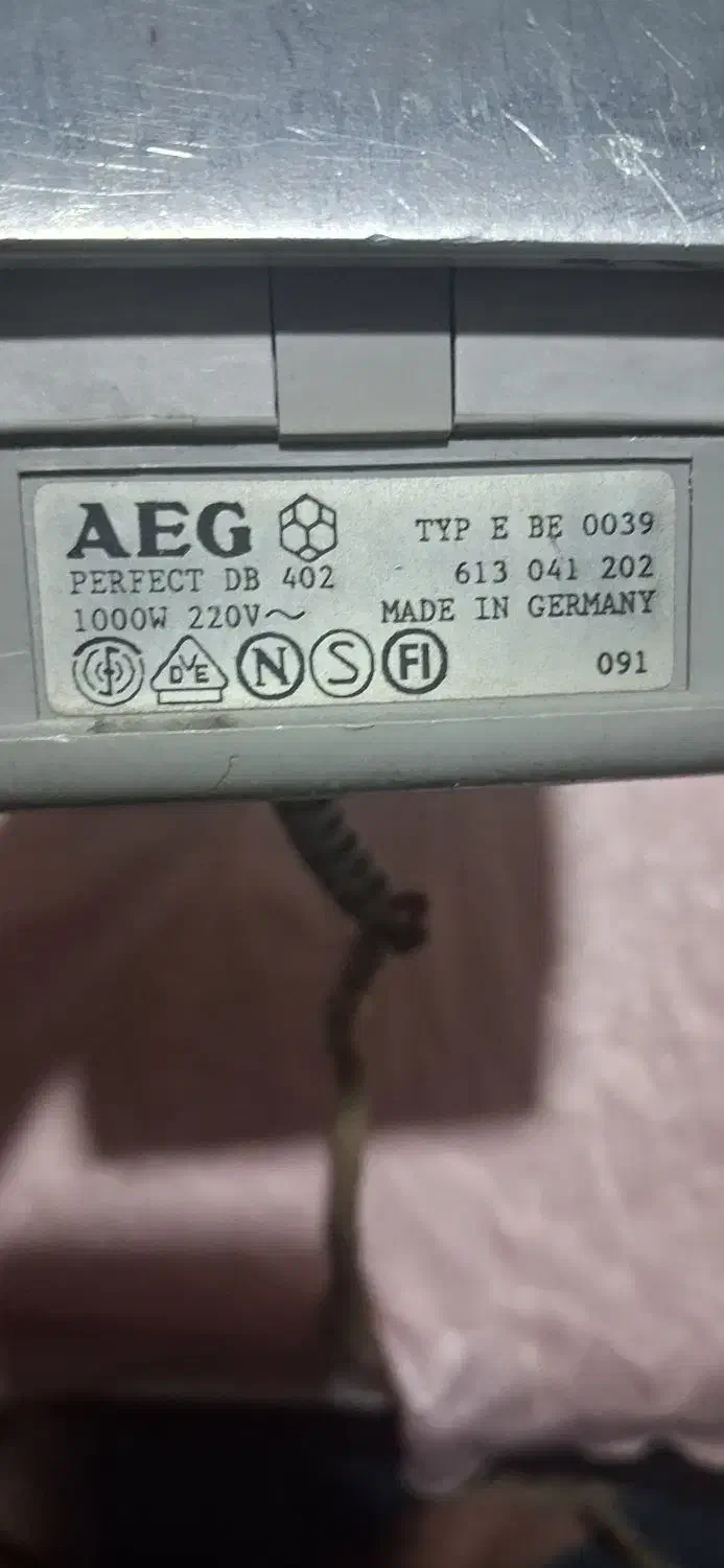 اتو بخار AEG آاگ اصل آلمان|اتو و لوازم اتو|تهران, هفت حوض|دیوار