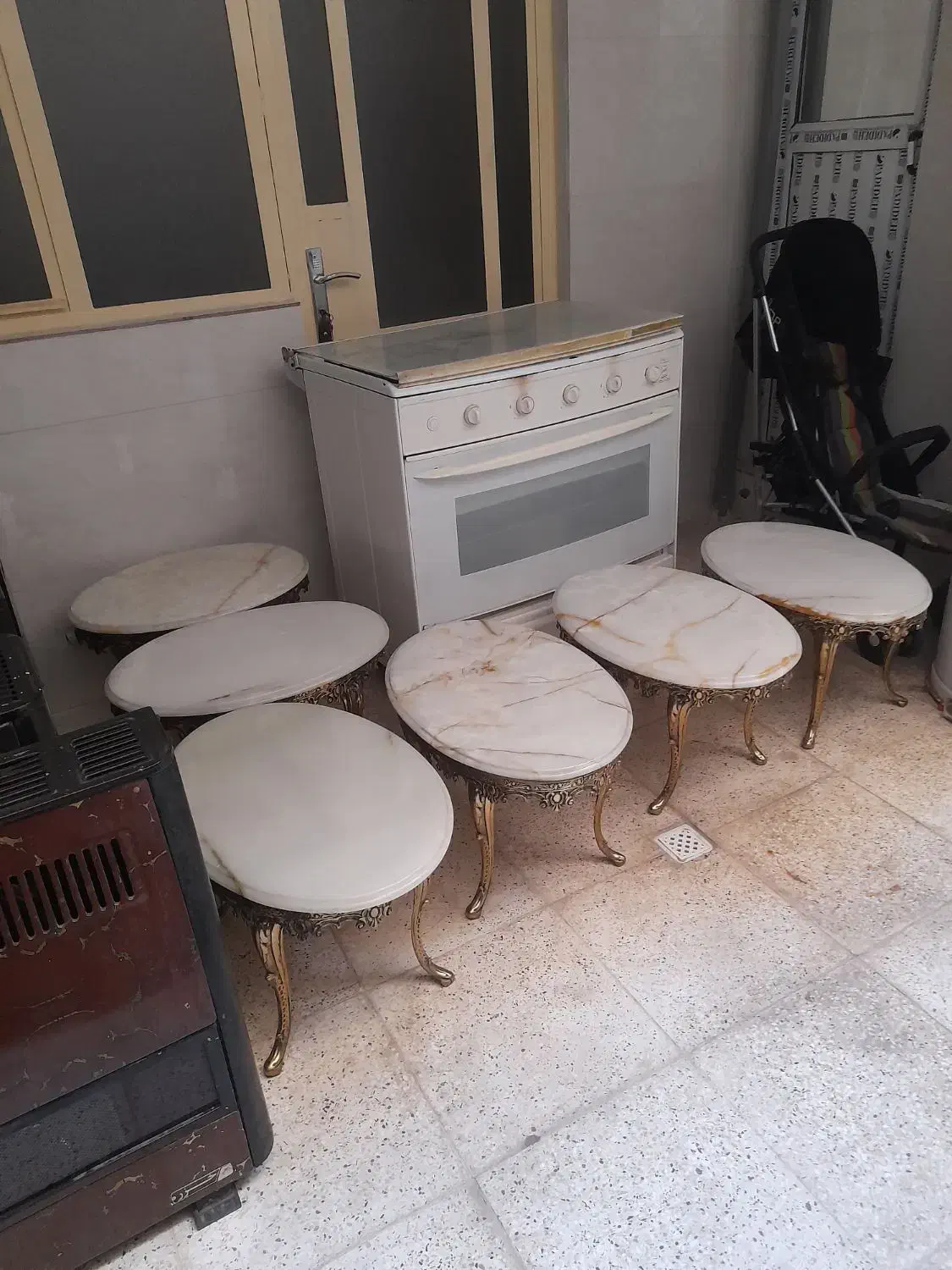 میز عسلی برنجی|مبلمان خانگی و میز عسلی|رباطکریم, الارد|دیوار