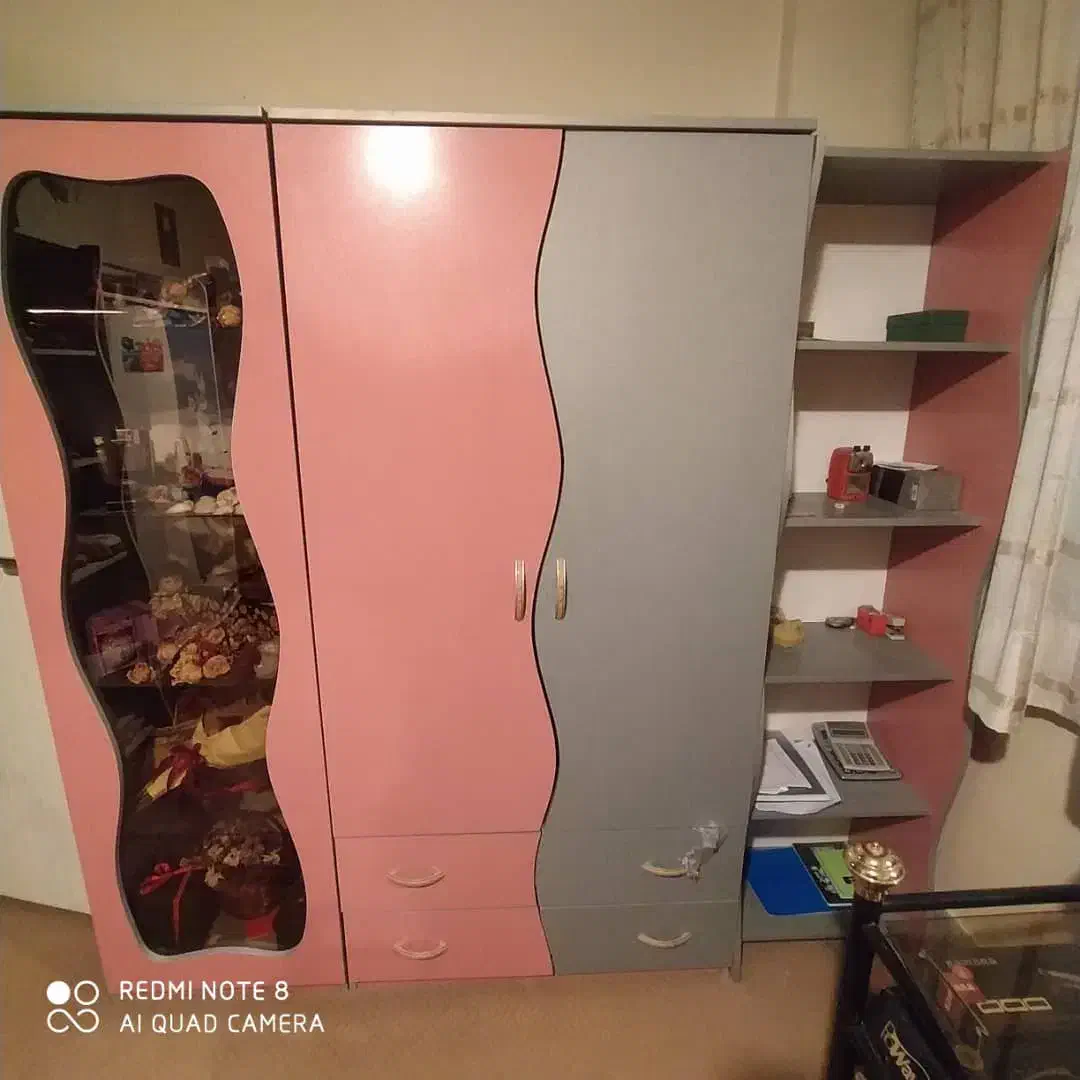 کمد لباس قفسه بوفه شیشه ای|جاکفشی، کمد، دراور|مشهد, آزادشهر|دیوار