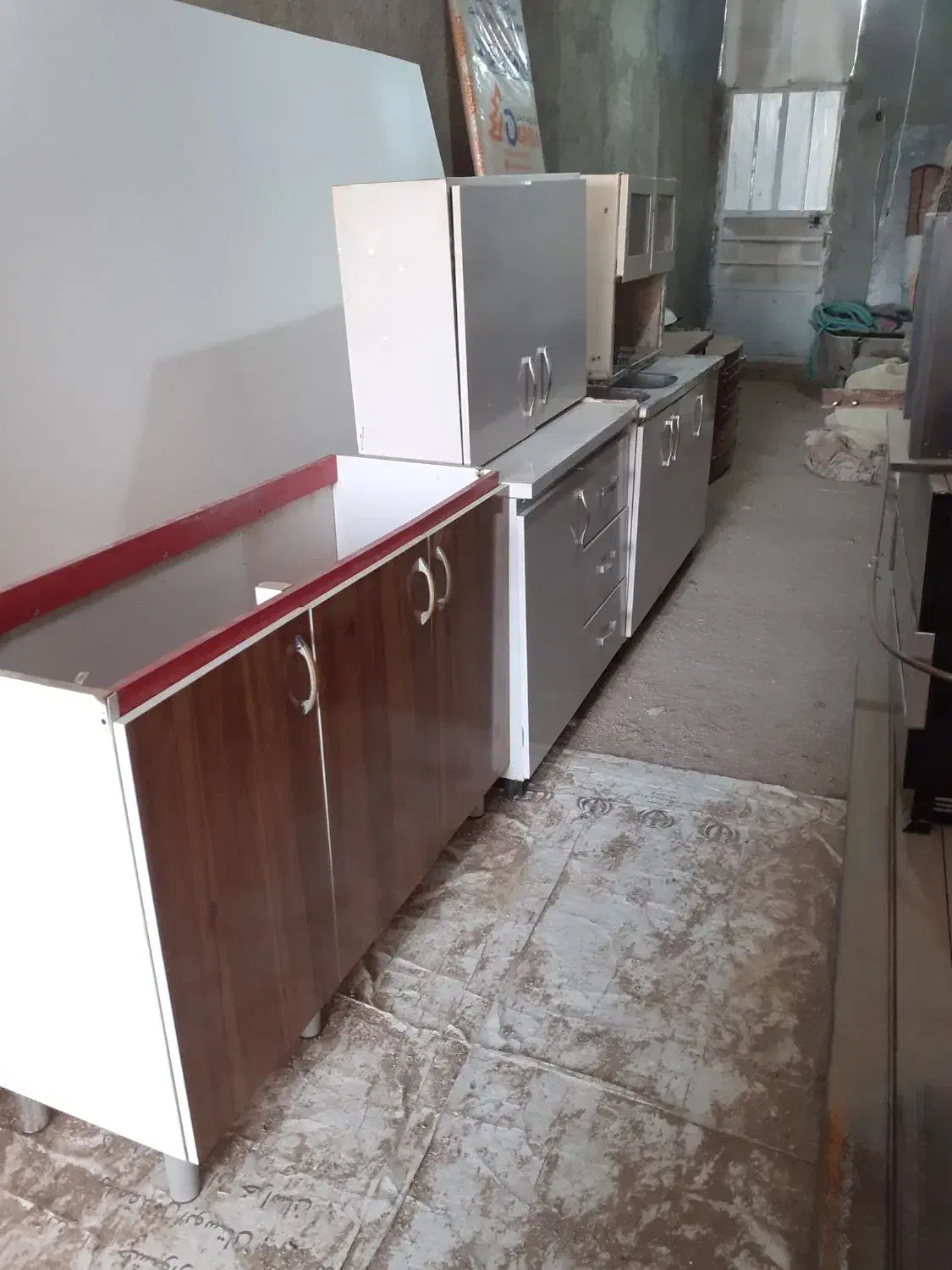 کابینت بدنه فلز درب ام دی اف ودراور|جاکفشی، کمد، دراور|بجنورد, |دیوار