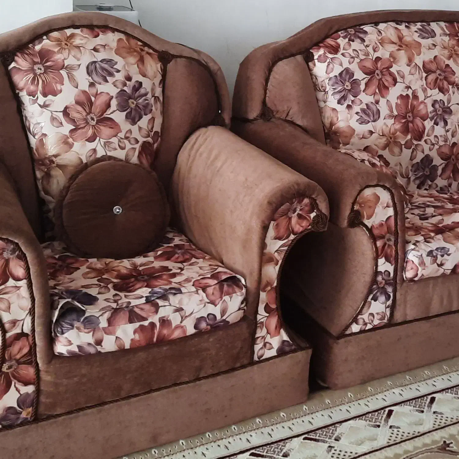 مبل هفت نفره راحتی و همراه جلو مبلی|مبلمان خانگی و میز عسلی|ماهدشت, |دیوار