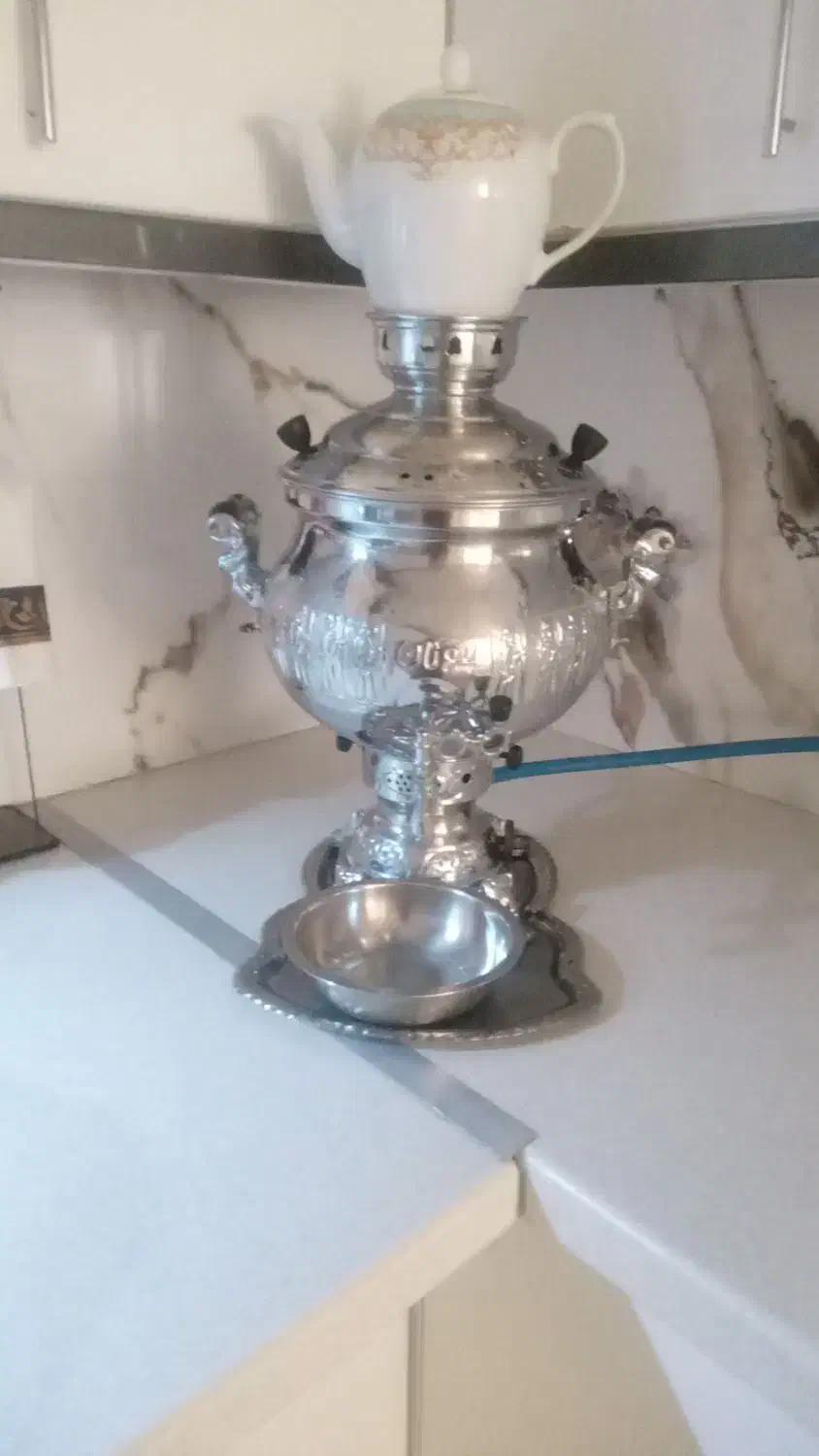 سماور گازی درحد نو کاملا سالم|سماور، چایساز، قهوهساز|فردیس, شهرک شهید حسینی|دیوار