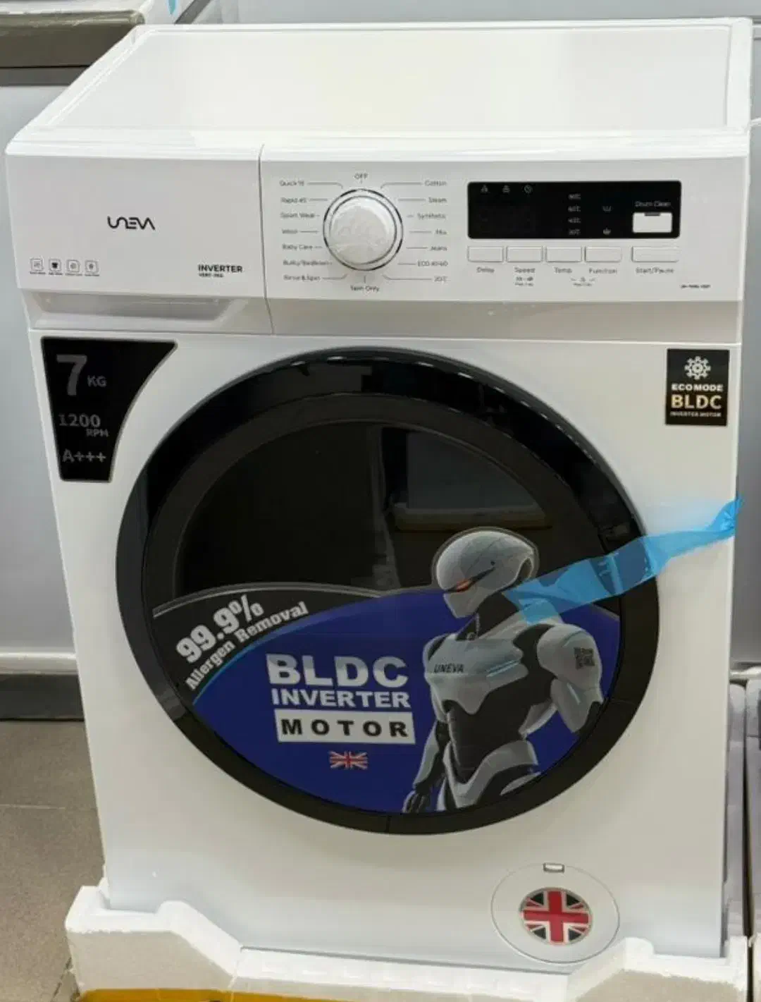 ماشین لباسشویی ۷ کیلو یونیوا اتومات اصل آکبند|ماشین لباسشویی و خشککن لباس|چابهار, |دیوار