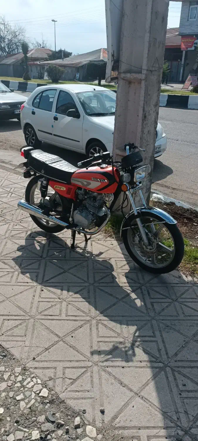 هوندا 200|موتورسیکلت|رودسر, |دیوار
