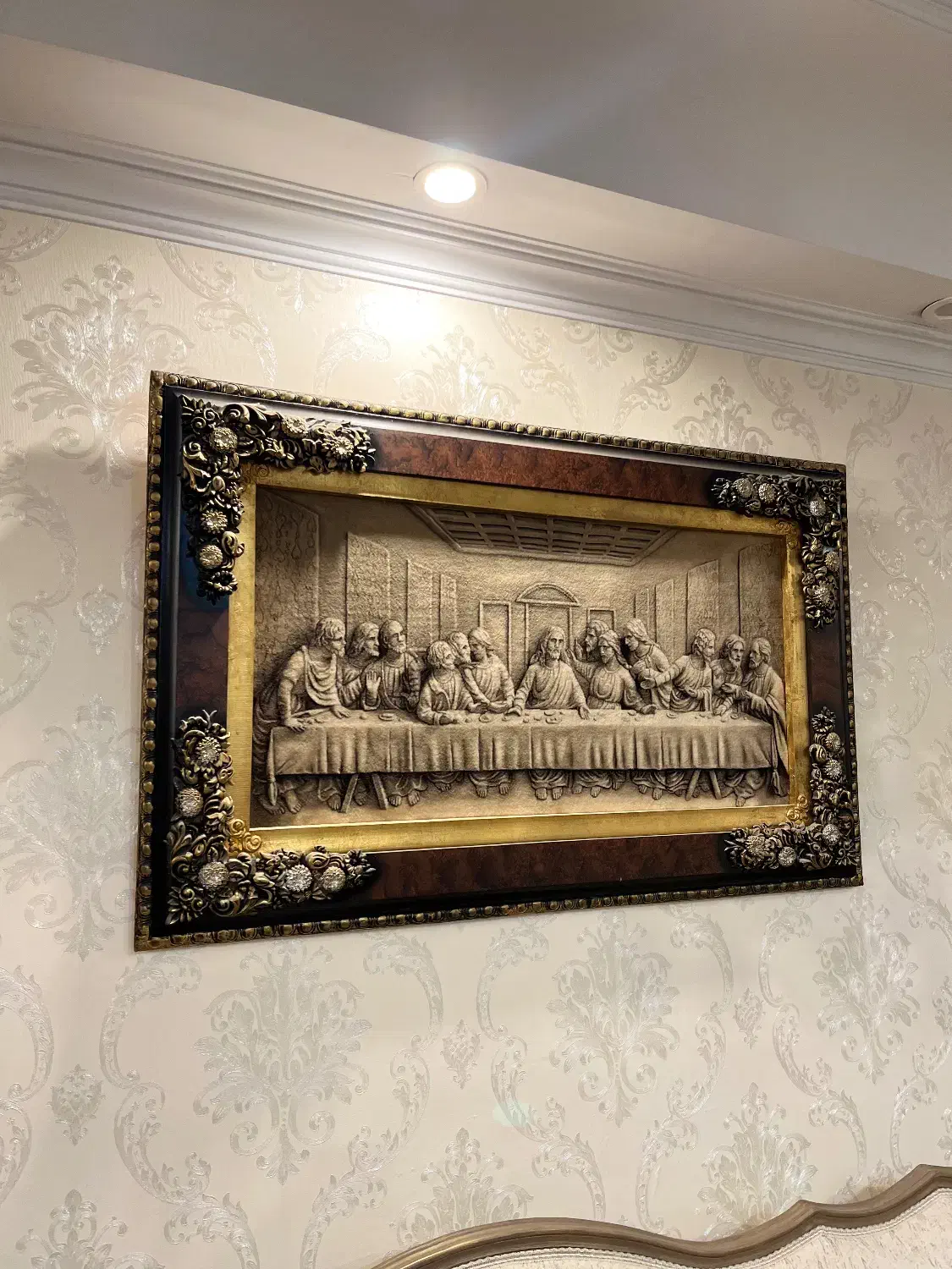 تابلوفرش دستبافت شام آخر|تابلو فرش|تهران, تهرانپارس غربی|دیوار