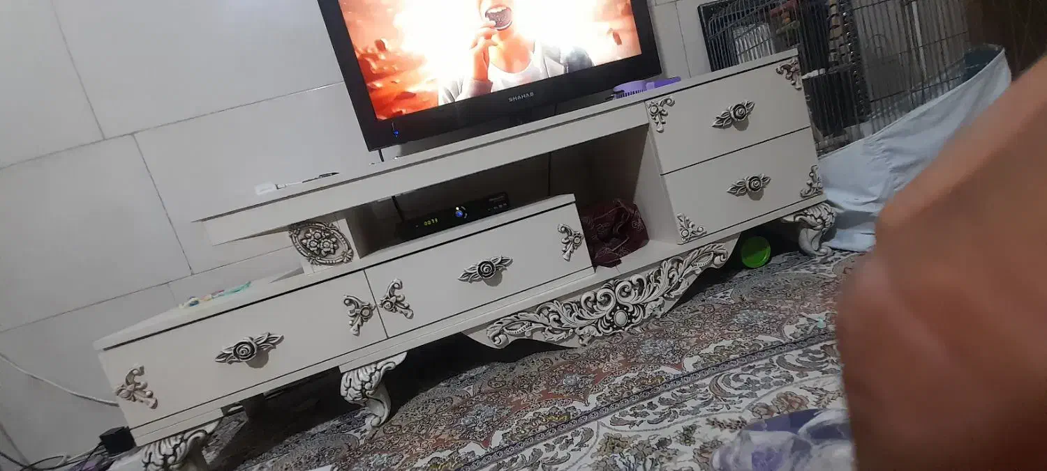 میز تلویزیون دو تیکه  در حد نو|میز تلویزیون|بهارستان, |دیوار