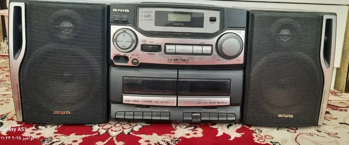 ضبط صوت AIWA ژاپنی|سیستم صوتی خانگی|کرمانشاه, |دیوار