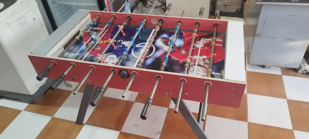 فوتبال دستی ب قیمت حراجی دونه اخری سمساری سورنا|ورزش‌های توپی|مسجد سلیمان, |دیوار