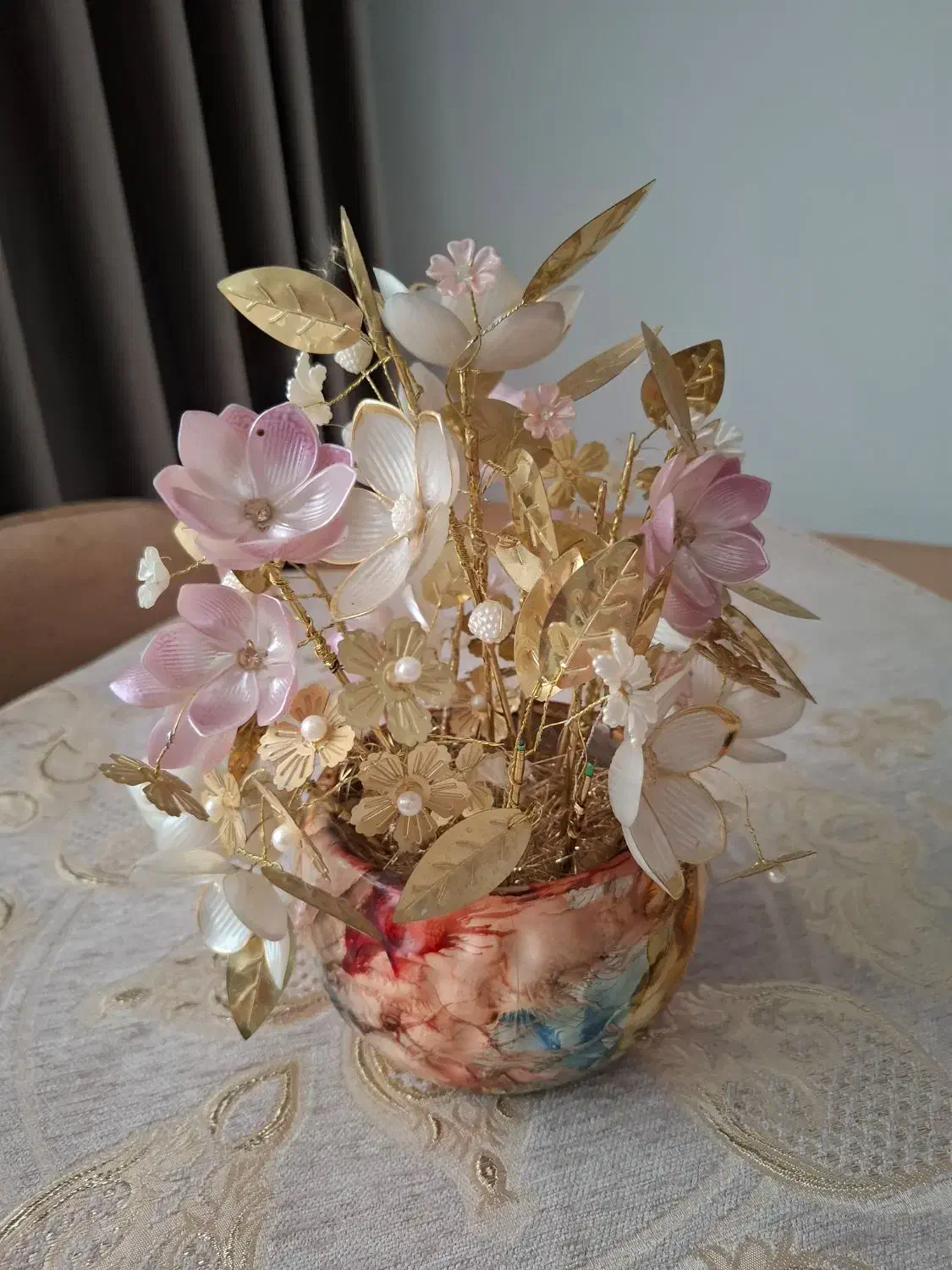 گلو گلدان کاملانو و سالم|گل مصنوعی|شهریار, شهریار|دیوار