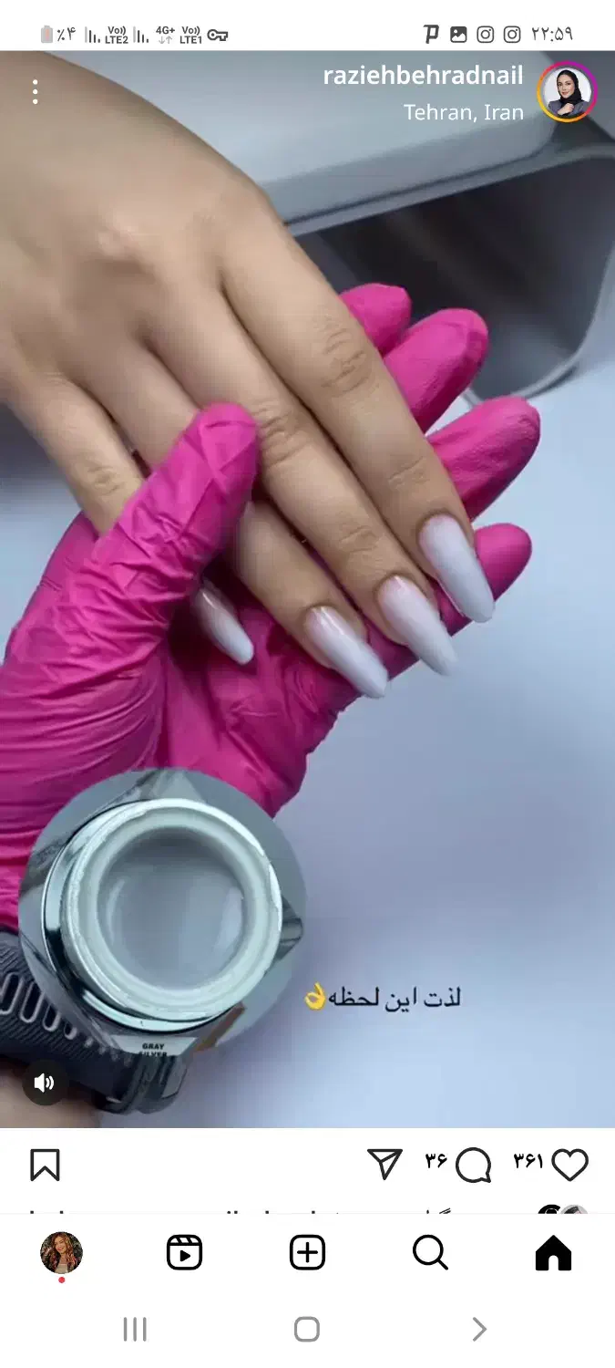 کاشت ناخن ۳۹۰ ترمیم ۳۰۰ تخفیف گزاشتم|خدمات آرایشگری و زیبایی|شاهدشهر, |دیوار