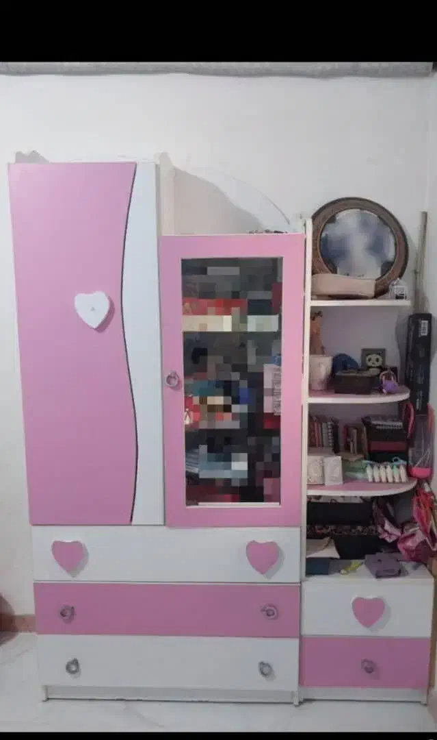 کمد دخترونه.نو وتمیز|جاکفشی، کمد، دراور|ساری, |دیوار