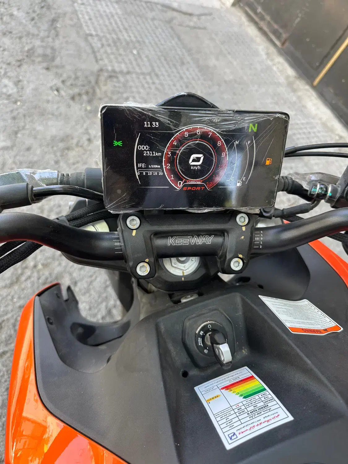 Keeway 250 درحد|موتورسیکلت|مشهد, کوه سنگی|دیوار