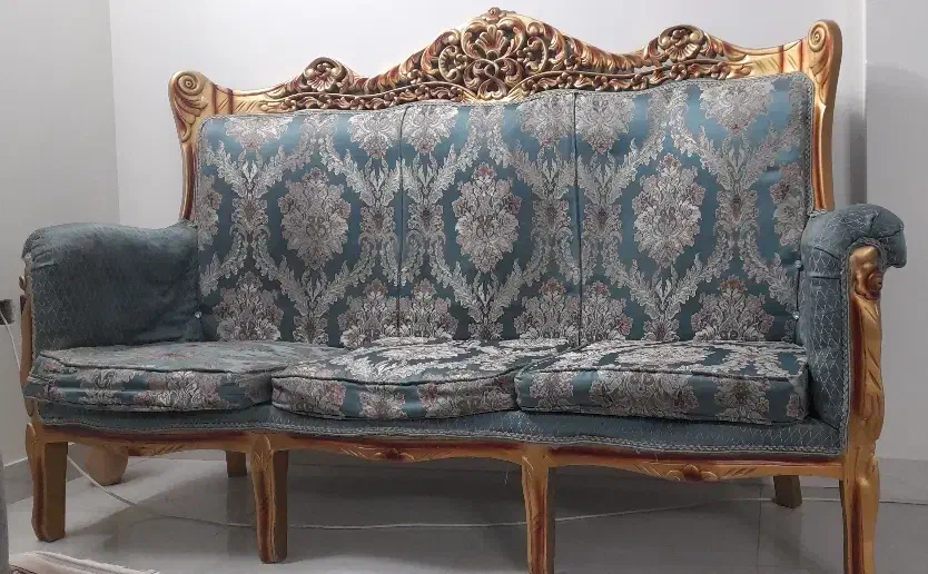 مبل سلطنتی ۷ نفره چوب راش|مبلمان خانگی و میز عسلی|قدس, شهرقدس|دیوار