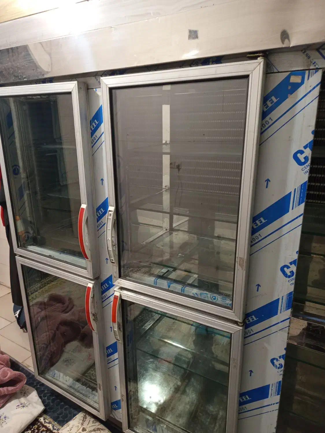 یخچال ۶درب تمام استیل موتور دانفوس المان|فروشگاه و مغازه|داراب, |دیوار