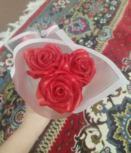 فروش گل روبانی دست‌ساز با قیمت تولیدی|گل مصنوعی|اردبیل, |دیوار