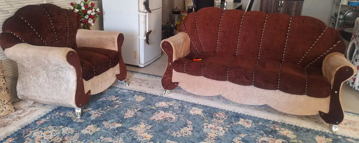 مبل و عسلی|مبلمان خانگی و میز عسلی|بختگان, |دیوار