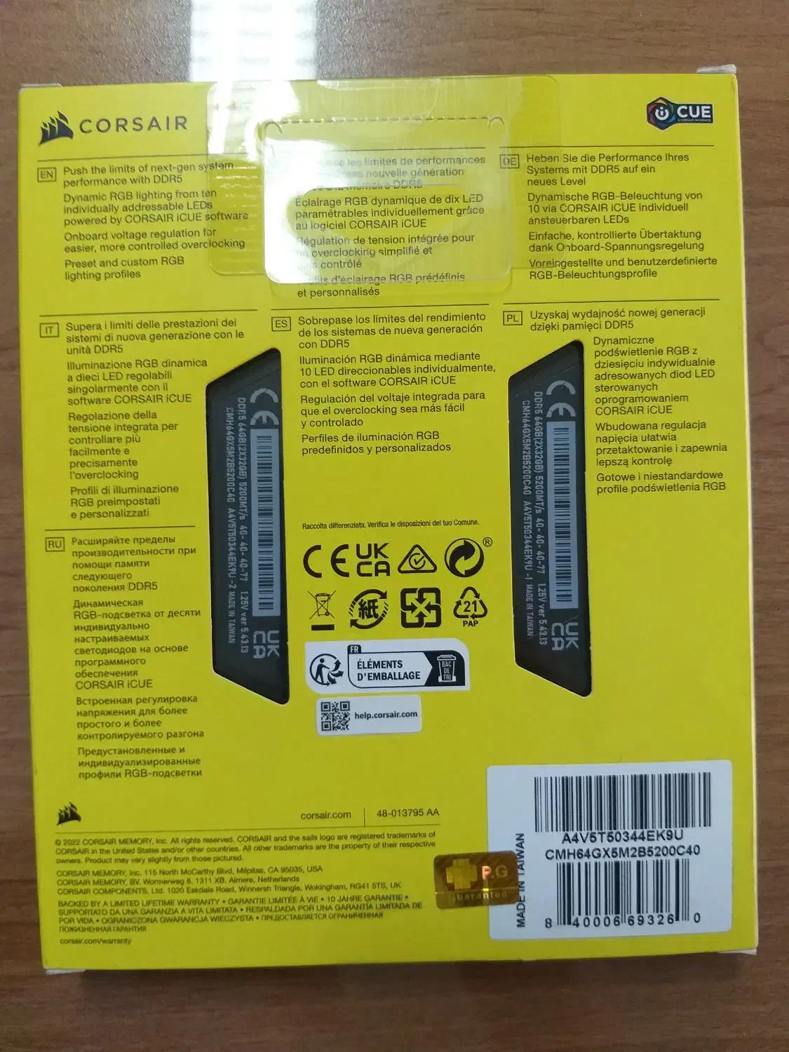 Ram 64G(32*2) 5200 RGB|قطعات و لوازم جانبی رایانه|تهران, نجات اللهی|دیوار