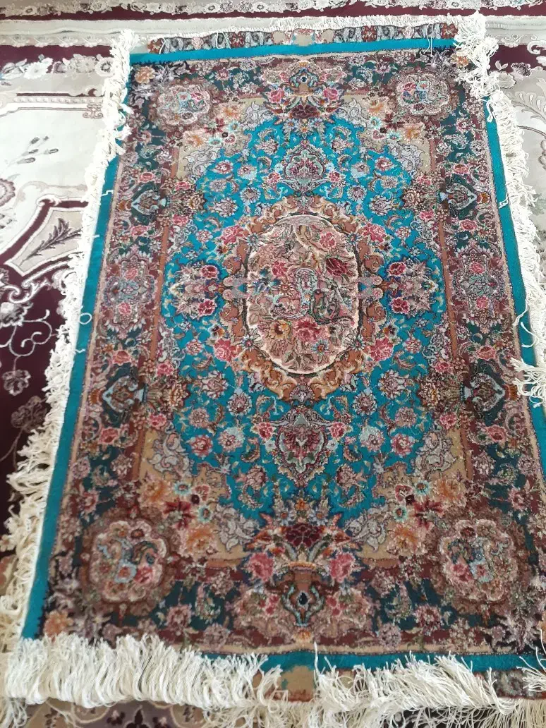 قالی سالاری ابریشم|فرش|کرمانشاه, |دیوار