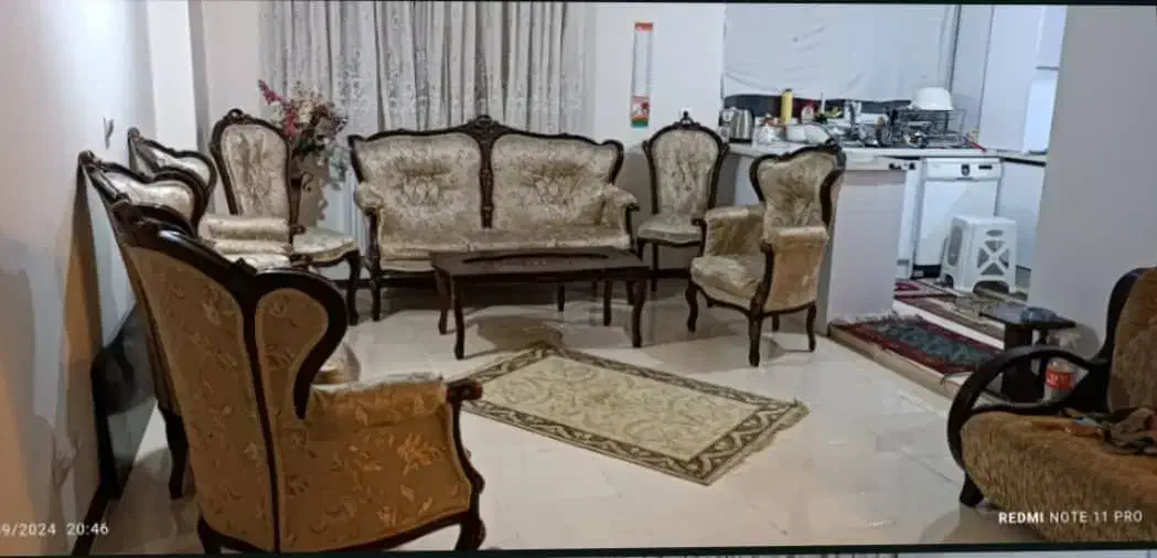 مبلمان نیمه استیل|مبلمان خانگی و میز عسلی|قم, باجک سه|دیوار