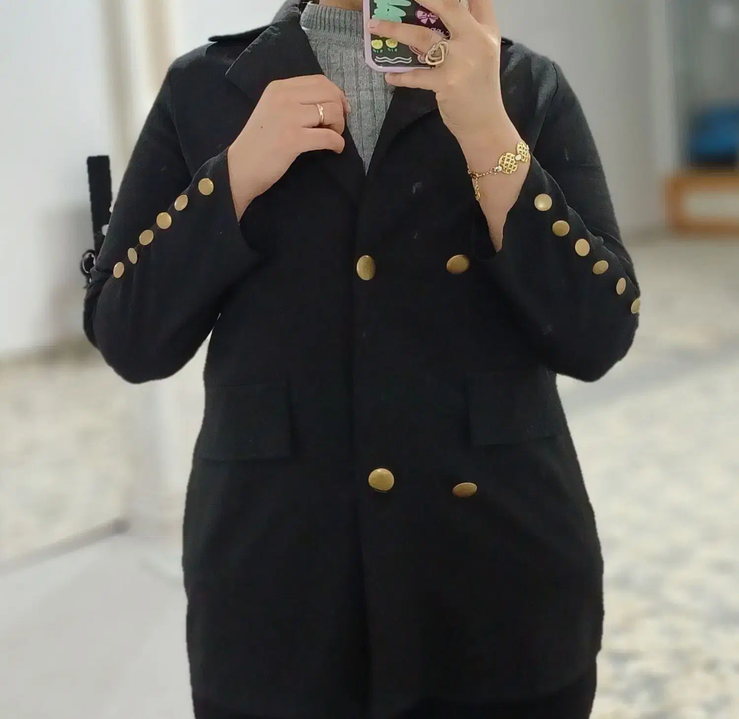 کت مشکی و مانتو کتان|لباس|خرم‌آباد, |دیوار