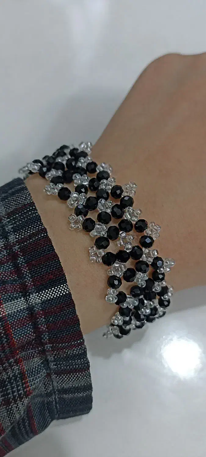 بافت دستبندگردنبندوتل دخترانه باطرح دلخواه شما|بدلیجات|بروجن, |دیوار