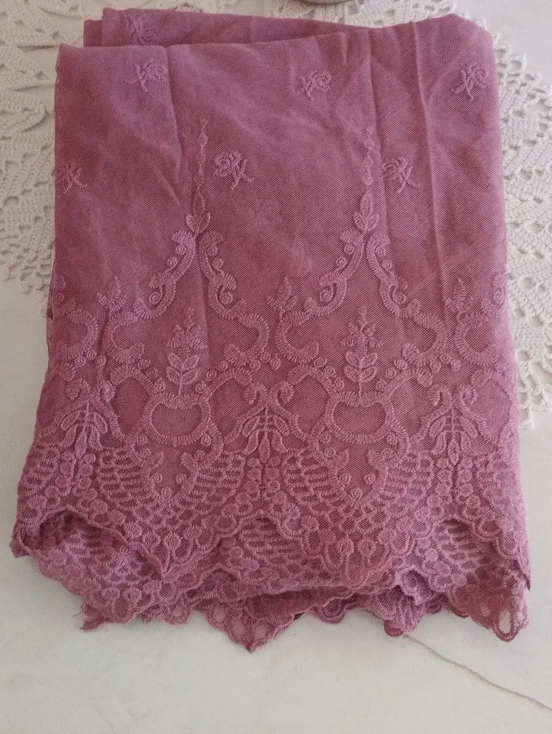 پارچه تور خامه دوری شده|لباس|تبریز, |دیوار