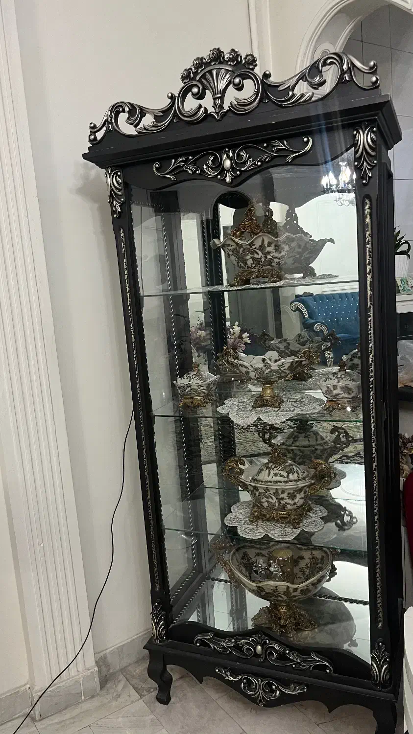 بوفه شیشه ای سه طبقه|بوفه، ویترین، کنسول|تهران, علم و صنعت|دیوار