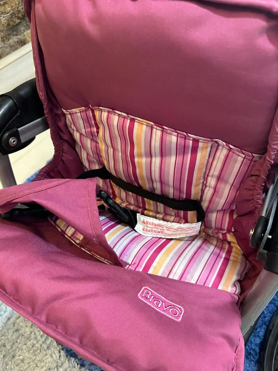 کالسکه دوقلو براوو پشت سرهم نو نو ۶میلیون وپونصد|کالسکه و لوازم جانبی|فیروزآباد (فارس), |دیوار