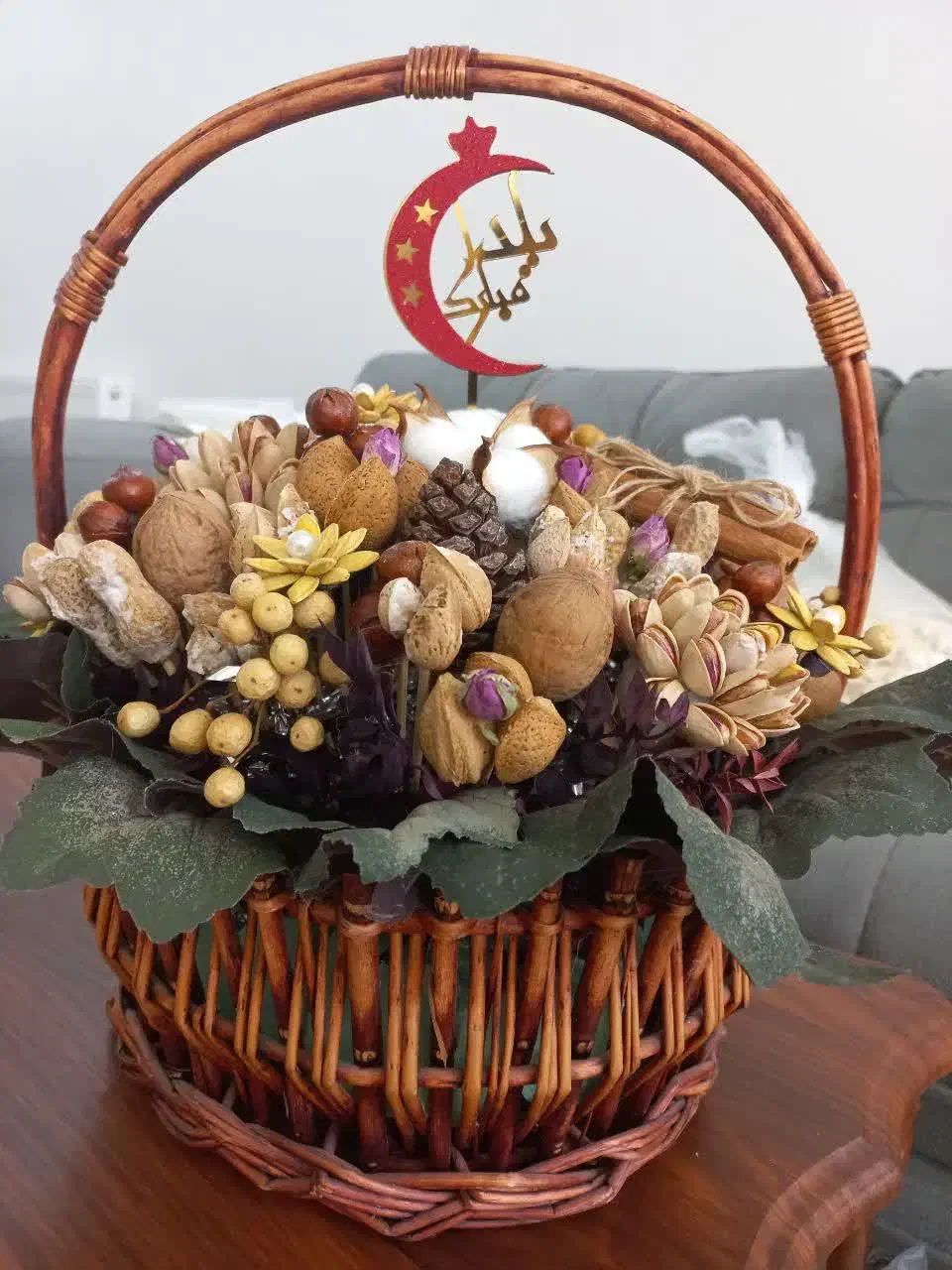 تزیین سبد آجیل ومیوه|صنایع دستی و سایر لوازم تزئینی|شهرضا, |دیوار