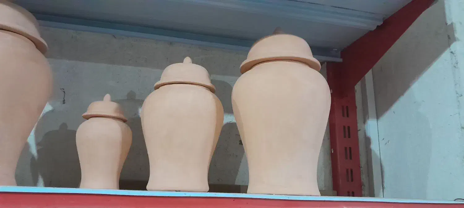 ست دکوری ظروف سفالی بسکوویتی|مجسمه، تندیس، ماکت|میاندوآب, |دیوار