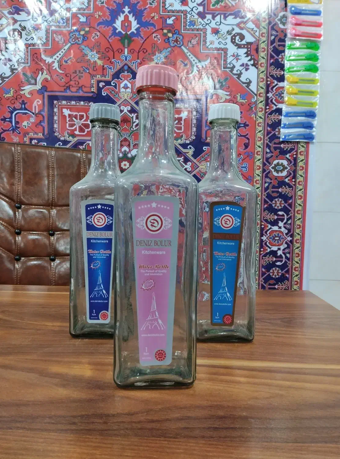 بطری شیشه ای|ظروف نگهدارنده، پلاستیکی، یک‌بارمصرف|میبد, |دیوار
