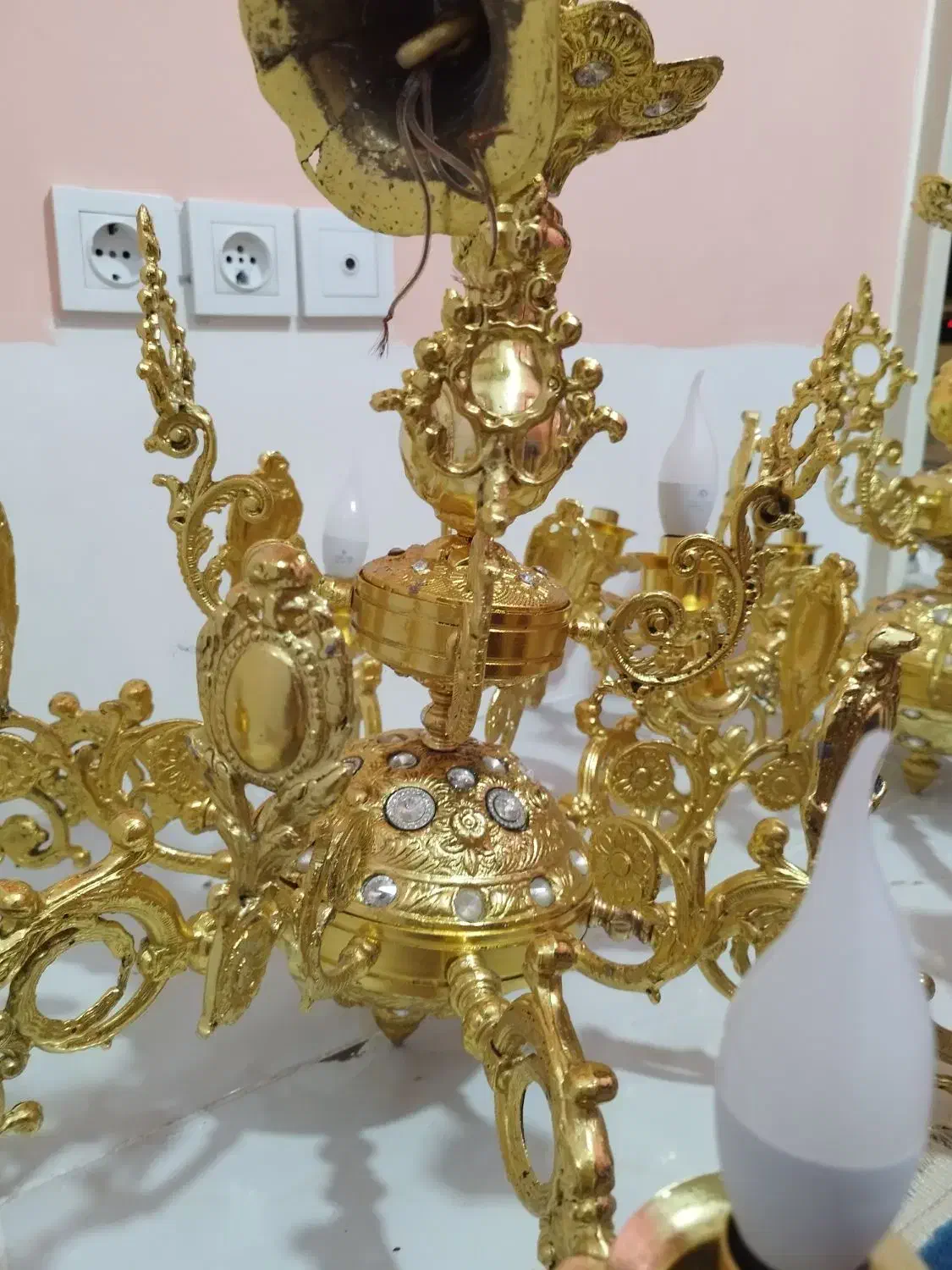 لوستر|لوستر و چراغ آویز|تبریز, |دیوار