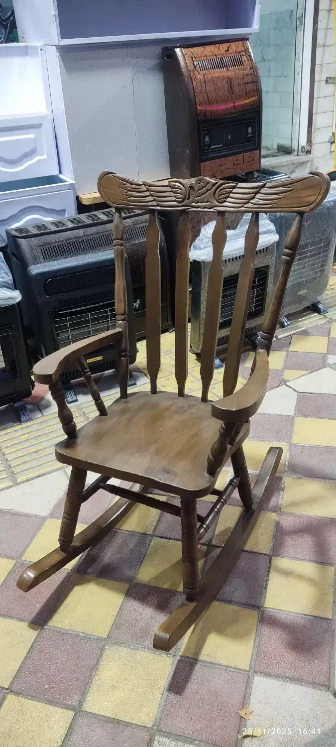 صندلی چوبی راک|صندلی و نیمکت|شاهرود, |دیوار