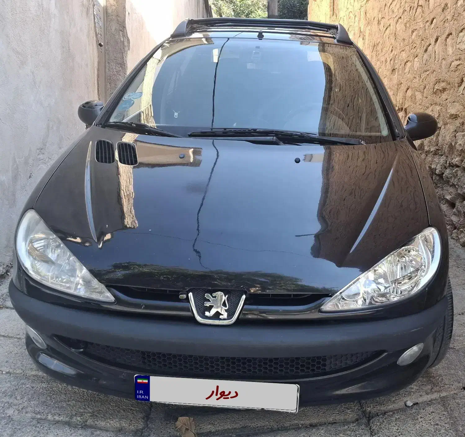سواری پژو مشکی‌متالیک 206 - TU5-SD- V8|خودرو سواری و وانت|شیراز, گلستان|دیوار
