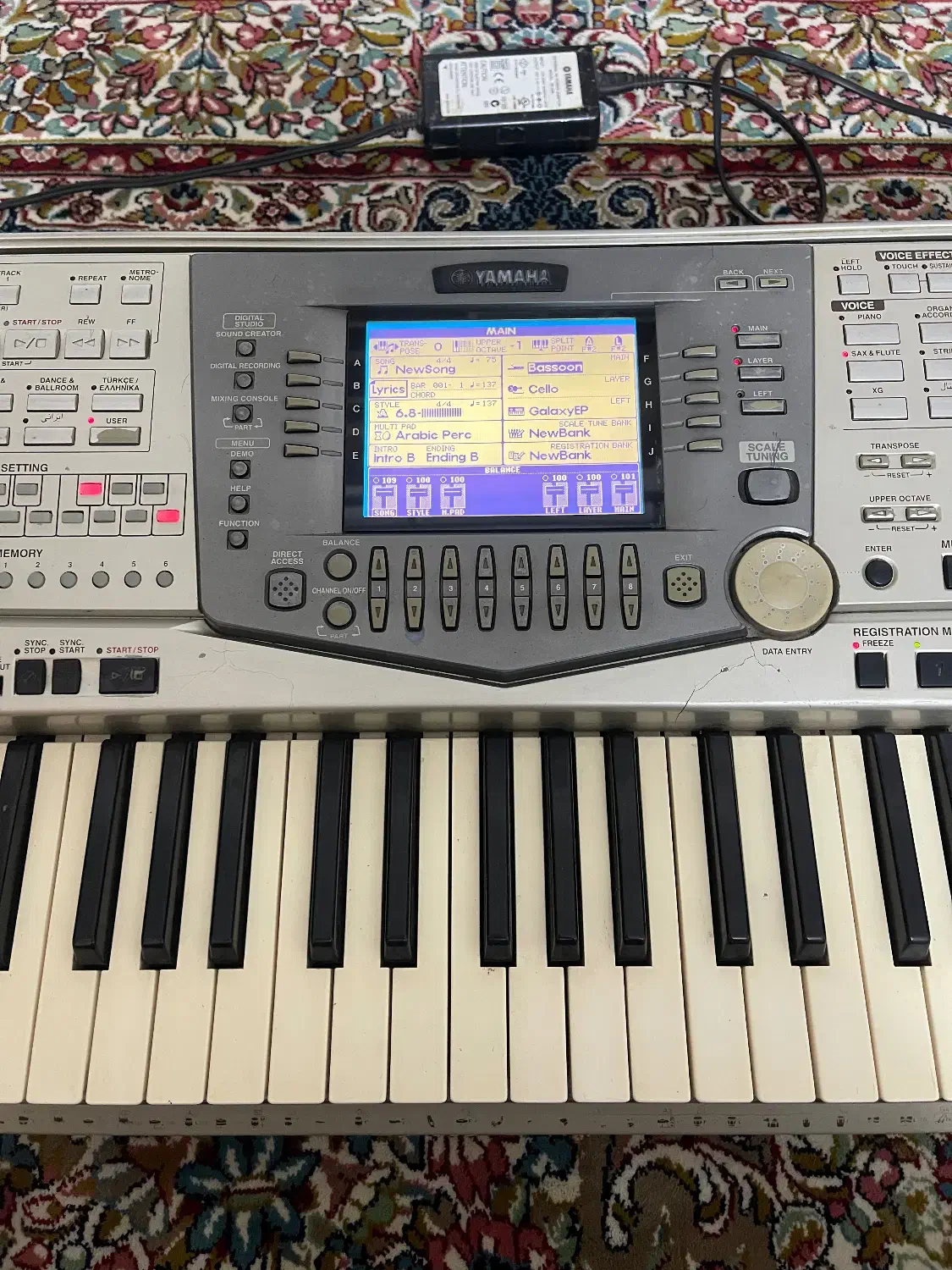 ارگ/کیبورد استثنایی بهترین گزینه آموزشی psr A1000|گیتار، بیس، امپلیفایر|یزد, |دیوار