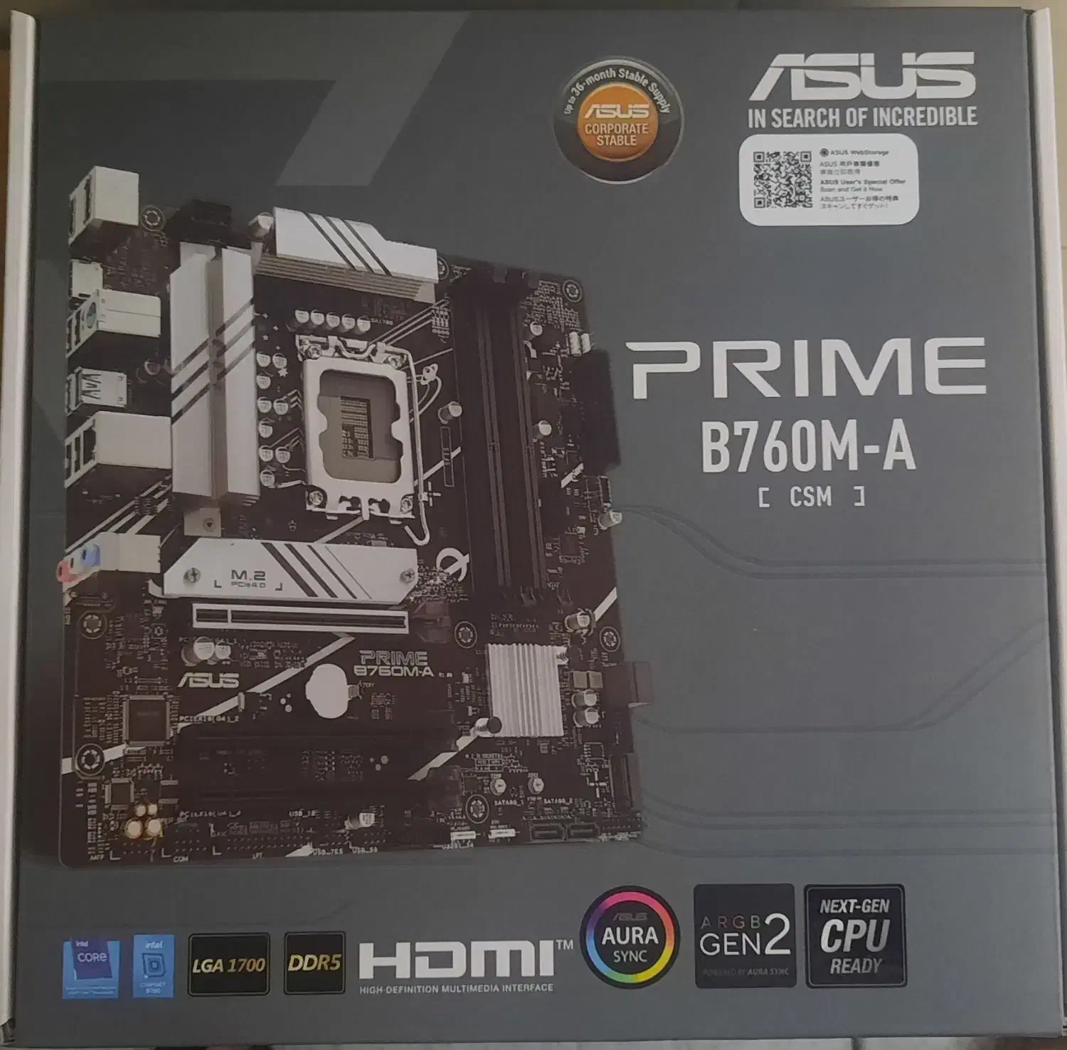 مادربورد ASUS -prime B760 MA|قطعات و لوازم جانبی رایانه|تهران, سلسبیل شمالی|دیوار