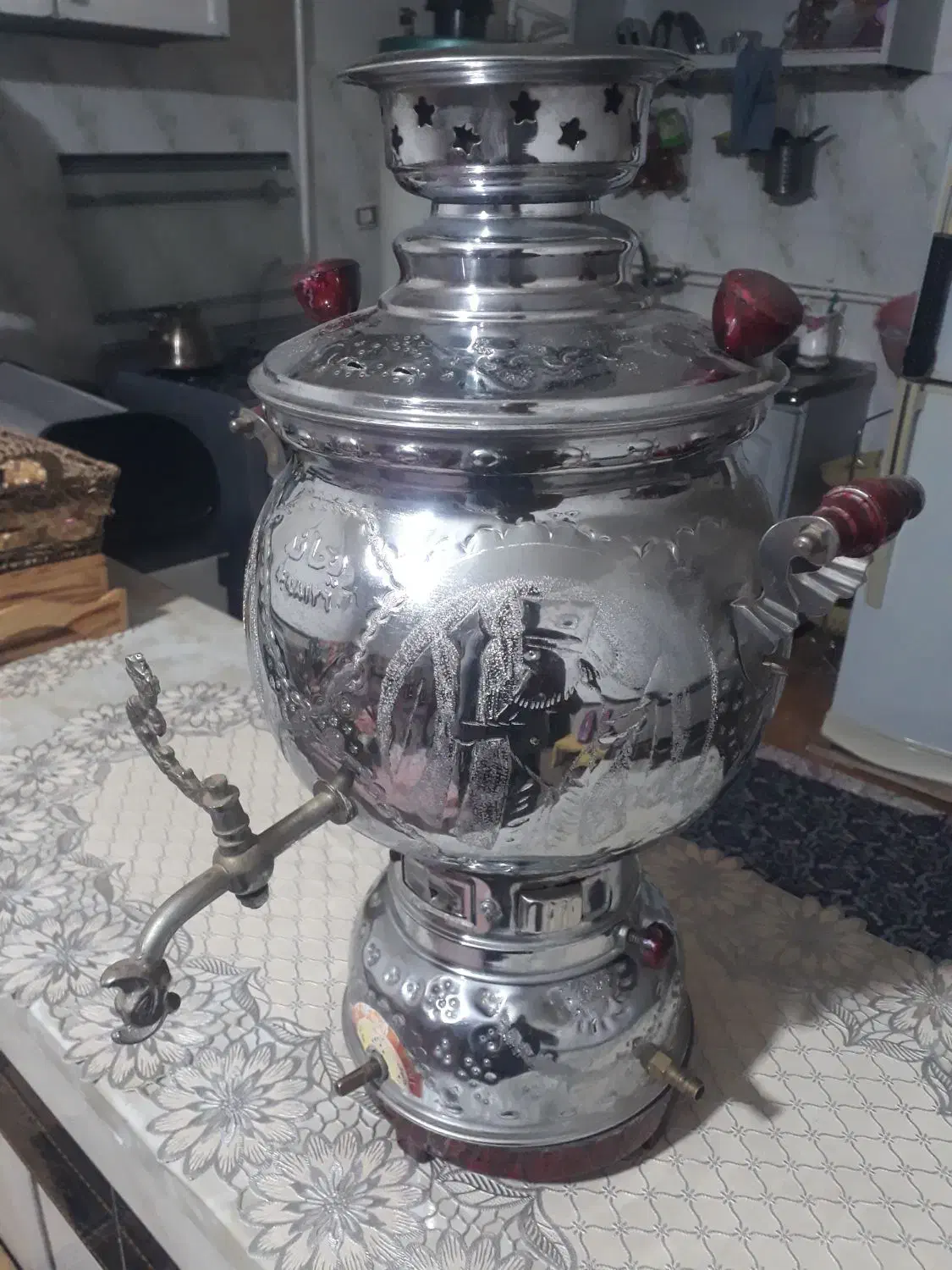 سماورگازی ریحانه|سماور، چای‌ساز، قهوه‌ساز|تویسرکان, |دیوار